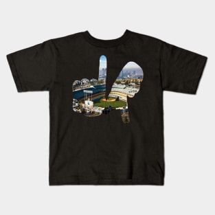 LA Hands, Dodger Stadium v2 Kids T-Shirt